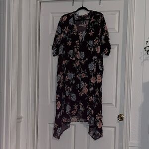 Floral V-Neck Dress